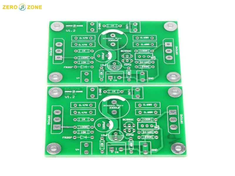 ZEROZONE 2 PCS PASS ACA MINI Stereo 5W односторонний класс A FET + MOS печатная плата усилителя