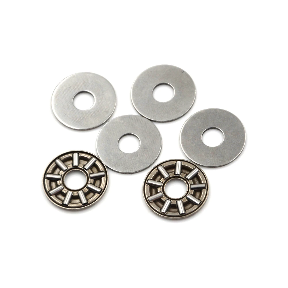 Упорный игольчатый роликовый подшипник с двумя шайбами AXK0619 2 комплекта 6 мм x 19 |