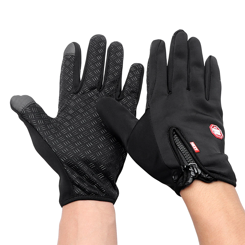 

Warm Windstopper Riding Glove Ski Gloves For Fishing Travel Winter Sport Motorcycle Gloves Touch Screen Full Finger Gloves