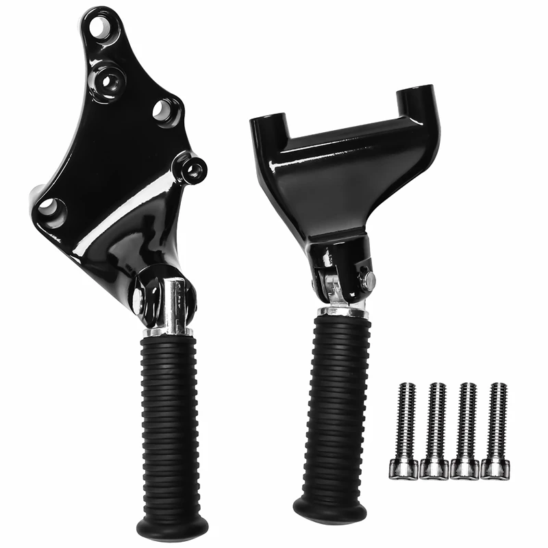 

For 2014-2017 Sportster Xl 883 1200 X48 72 Footrests Rear Passenger Foot Pegs Assembly With Mounting Bracket Screws