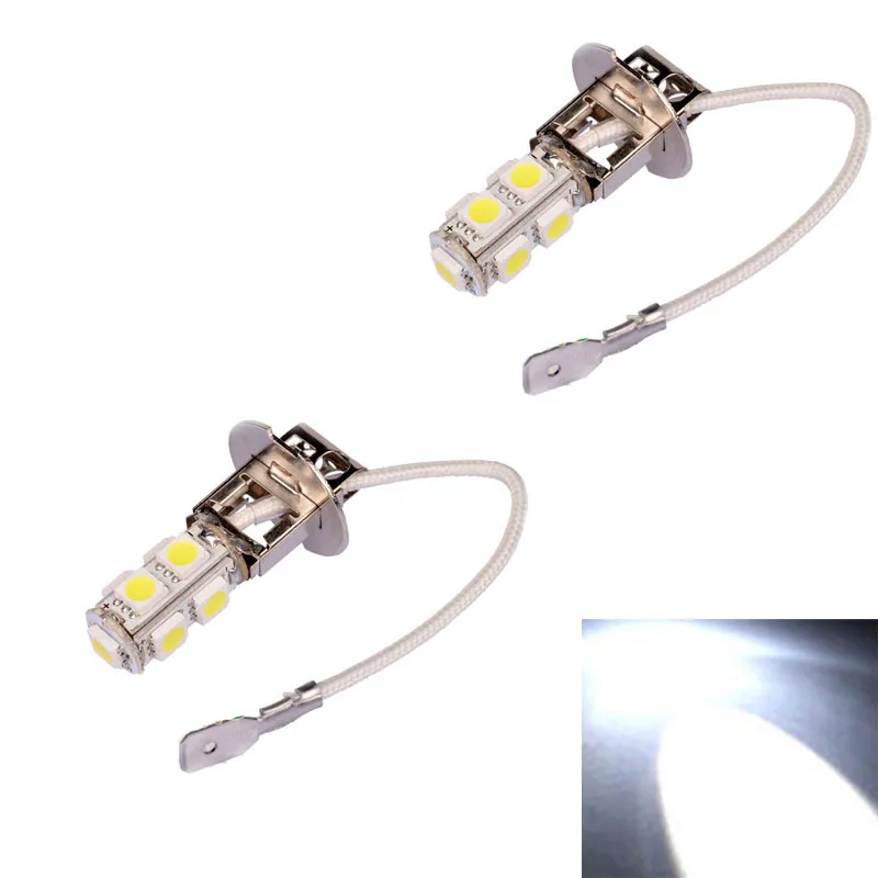 

2PCS/Set Car Light H3 LED High Power LED Fog Light Day Running Light Bulb 5500K-6500K Super Bright LED Auto Bulb