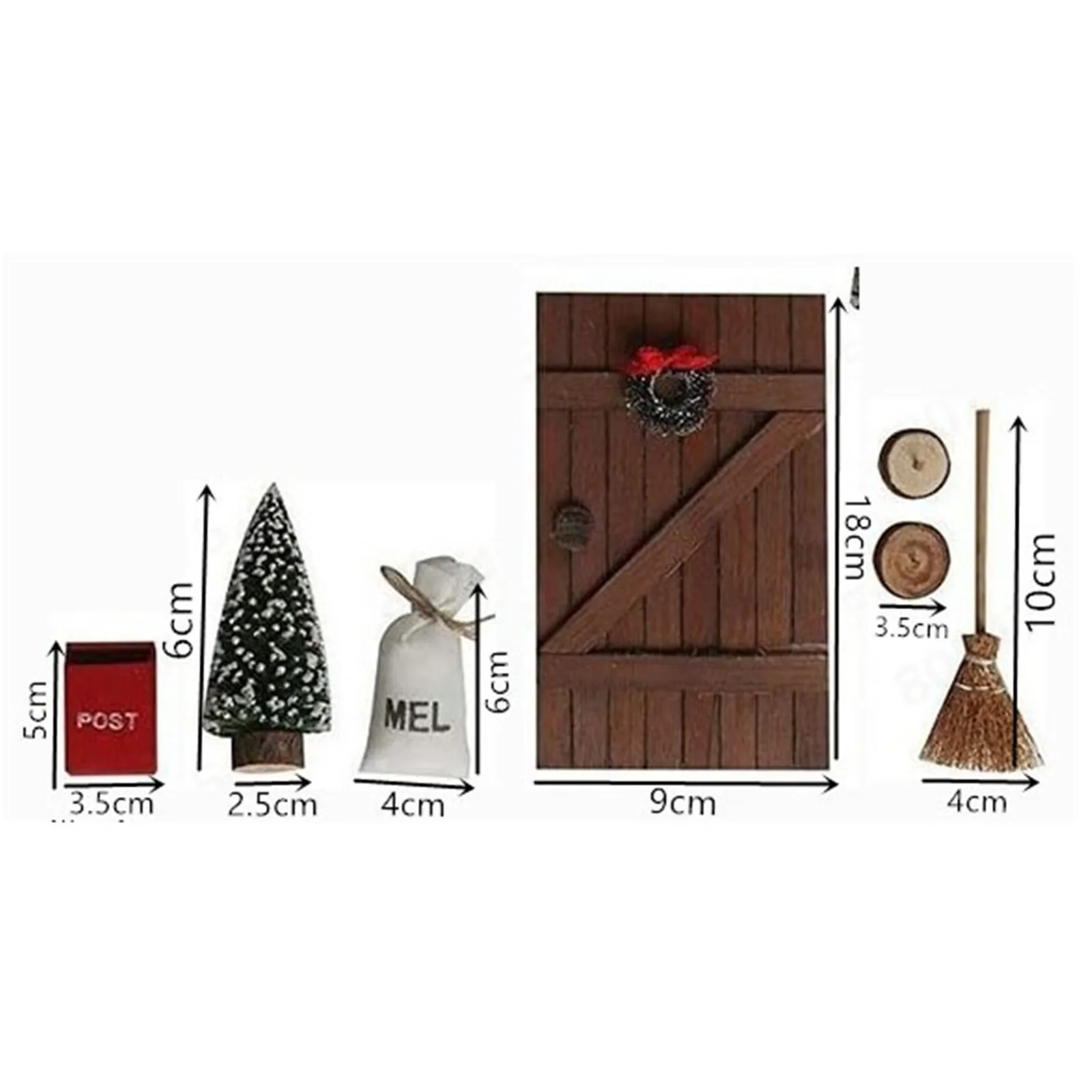 Рождественский миниатюрный карликовый набор украшения сделай сам Рождество