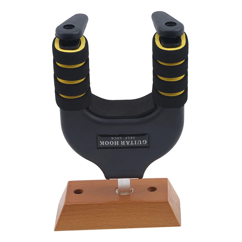 Настенный деревянный Базовый держатель для гитары с поворотным креплением