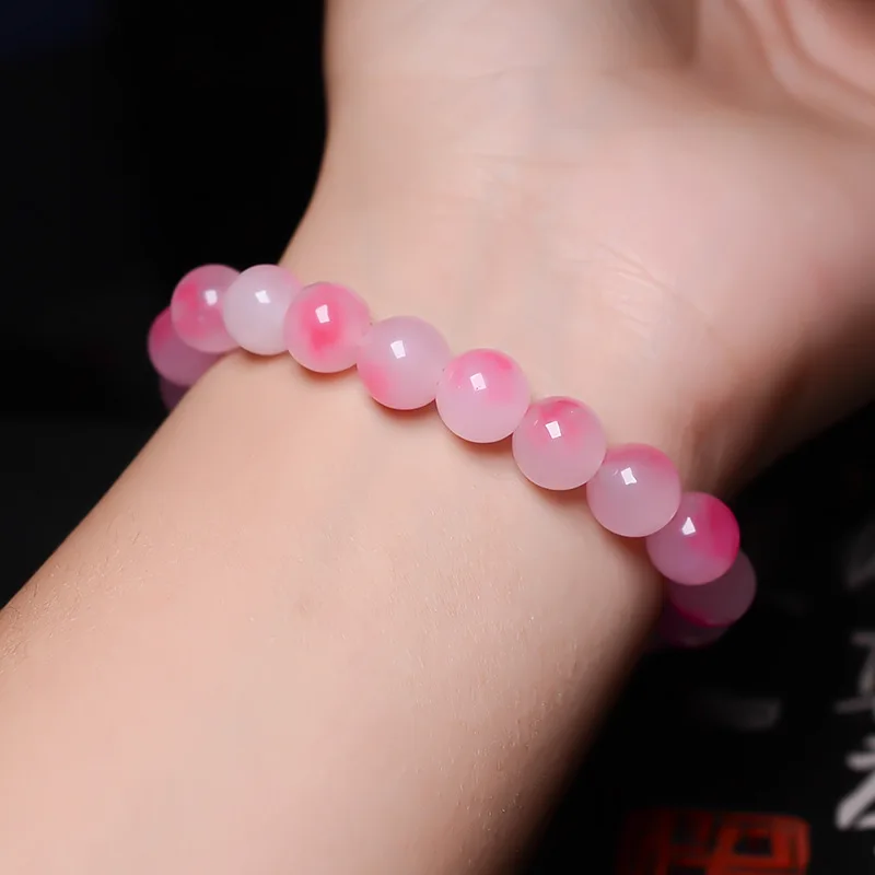 Браслет с натуральным цветком вишни 10 мм | Дом и сад