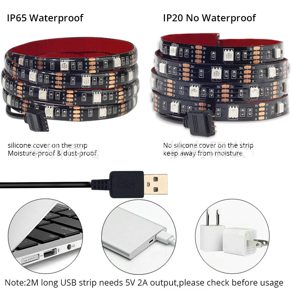 5050 RGB светодиодная лента для управления телефоном беспроводная WiFi Лента работает