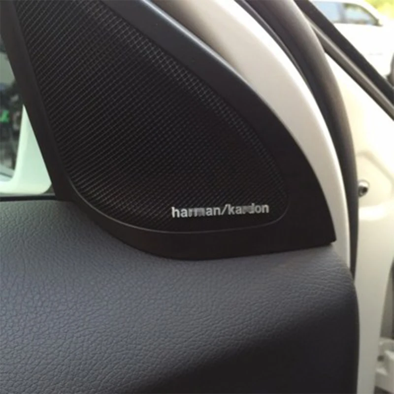 10 шт. автостайлинг Аудио наклейки Harman/Kardon для Mercedes Benz A B C E GL S GLA GLK CLS Class AMG W204 W205 W212