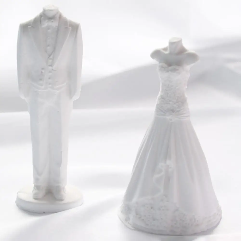 DIY штукатурка невесты формы скульптура трехмерная принцесса платье в форме мыла