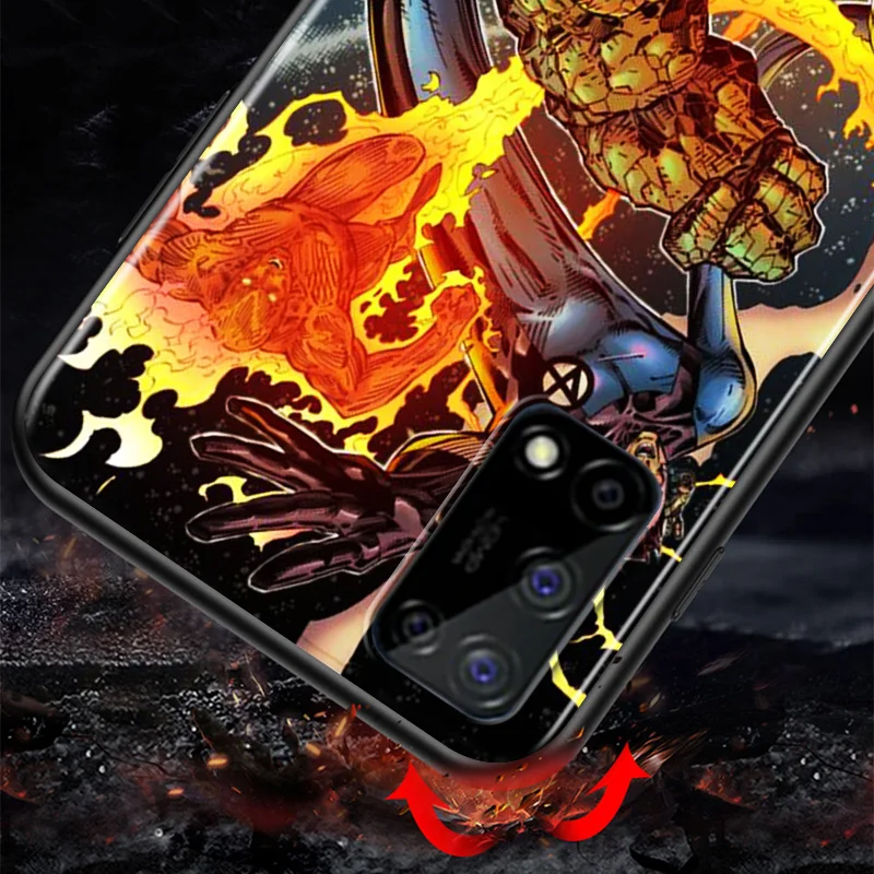

Marvel Avengers Super Hero Fantastic Four For Huawei Honor V30 30S 30i 30 20 20E 20i 20S Lite Pro Plus TPU Silicone Phone Case