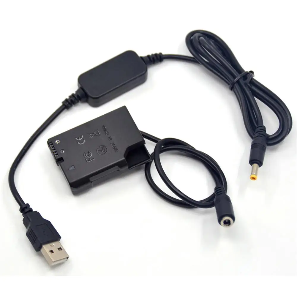 Мощность банк 5В USB Кабель адаптер + EP 5A ENEL14 EN EL14 поддельные батареи для Nikon P7800 P7100