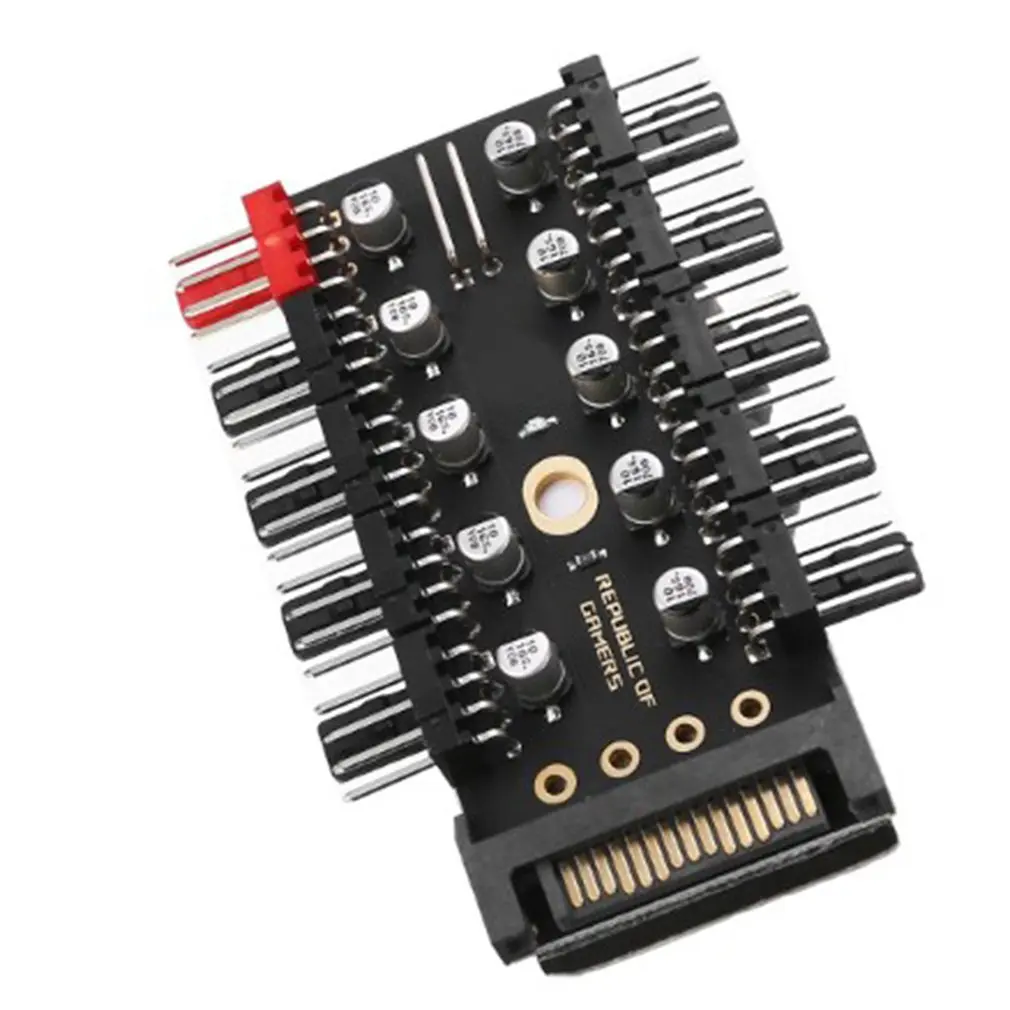 ПК 1 до 10 4Pin вентиляторы охлаждения концентратор сплиттер кабель 12V ШИМ