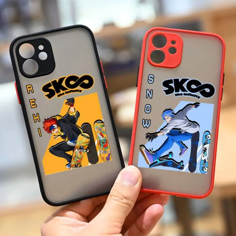 

sk8 the infinity Phone Case For iPhone 13 12 11 Mini Pro XR XS Max 7 8 Plus X Matte transparent Back Cover