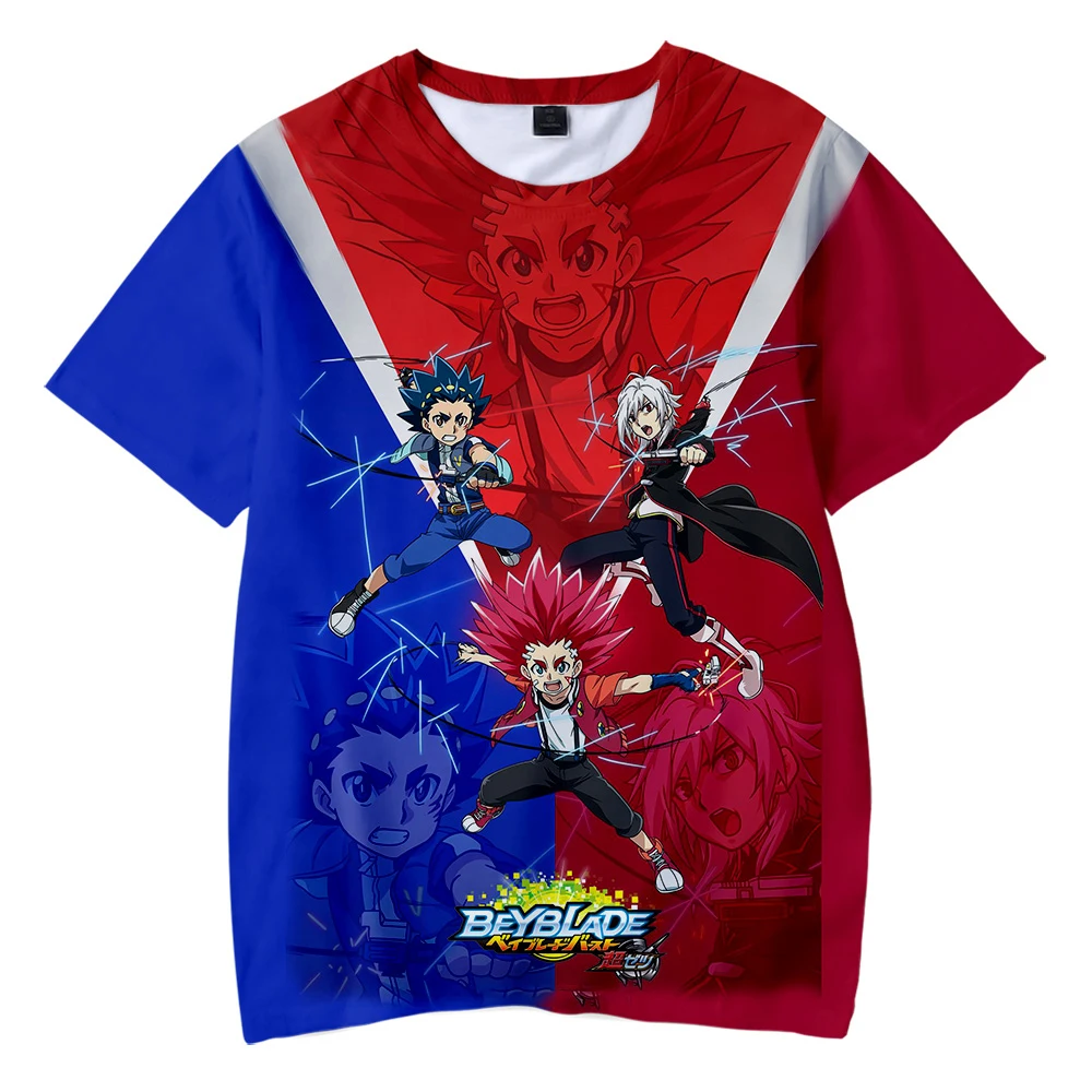 Распродажа Детская футболка Beyblade Burst Evolution для мужчин и женщин летние крутые