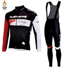 MMR профессиональная одежда для команды, мужской зимний комплект из Джерси для велоспорта, теплый флисовый комбинезон, брюки, костюм для горных велосипедов, теплая куртка, одежда для велоспорта