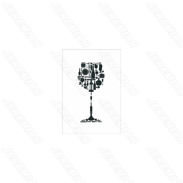 

Fun Beer Bottle Cartoon Poster Nordic Style Waterproof Ink Canvas Canvas Print Painting Modern Living Room Bedroom Decoration