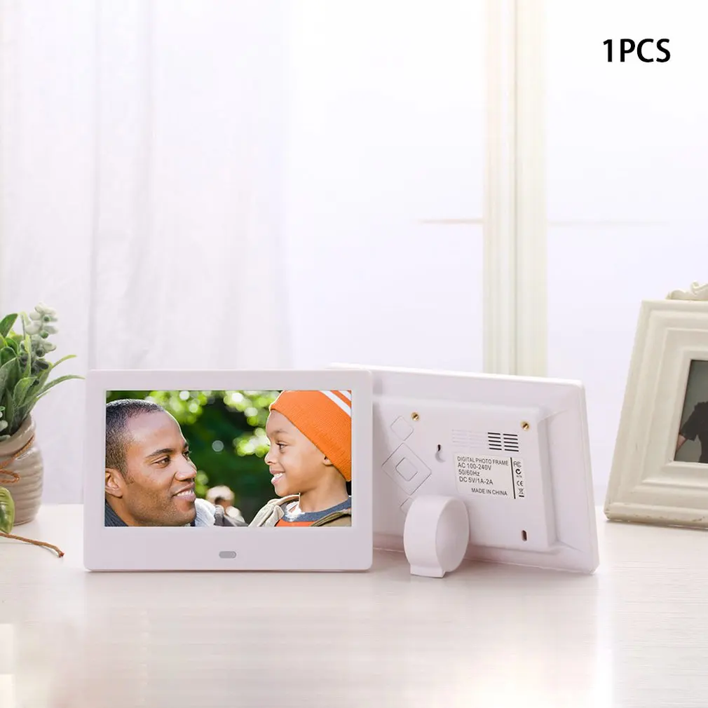 7-дюймовые цифровые фоторамки фотоальбом цифровая фоторамка часы настенный