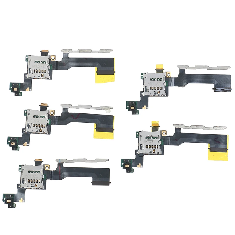 1 шт. кнопка включения/выключения громкости гибкий кабель с sd кардридером для HTC One