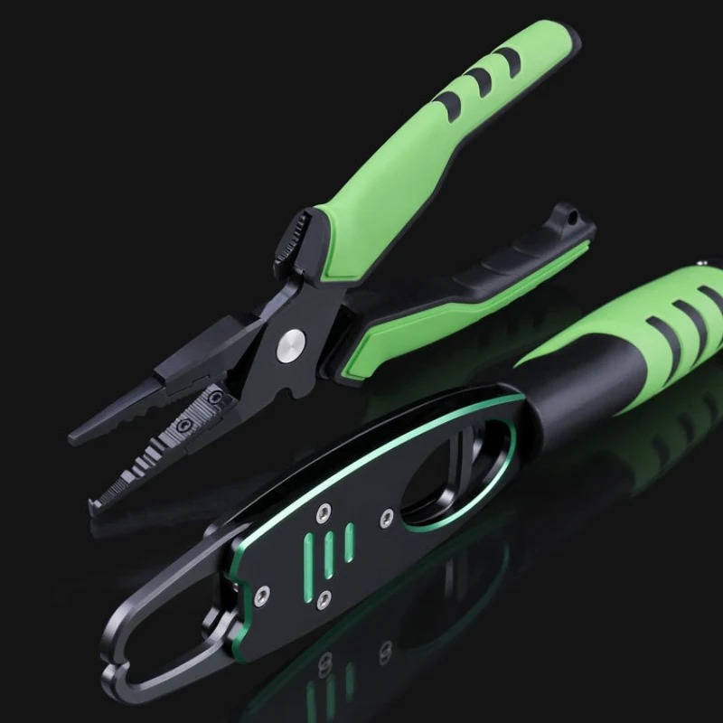 

New Aluminium Fishing Pliers Fishing Lip Grip Fishing Pliers Tackles Fish Gripper Hook Recover Line Cutter Fish Accessories