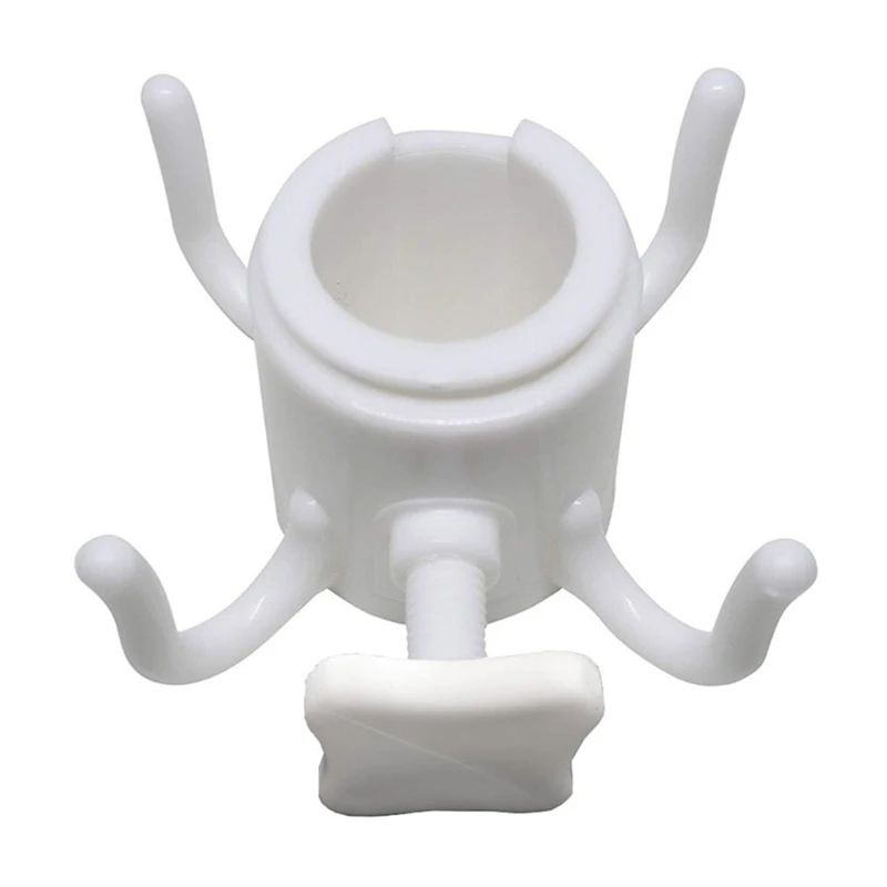 

Y1UU Beach Umbrella Hanging Hook, 4-prongs Plastic Umbrella Hook Hanging for Towels/Hats/Clothes/Camera/Sunglasses/Bags-Durab
