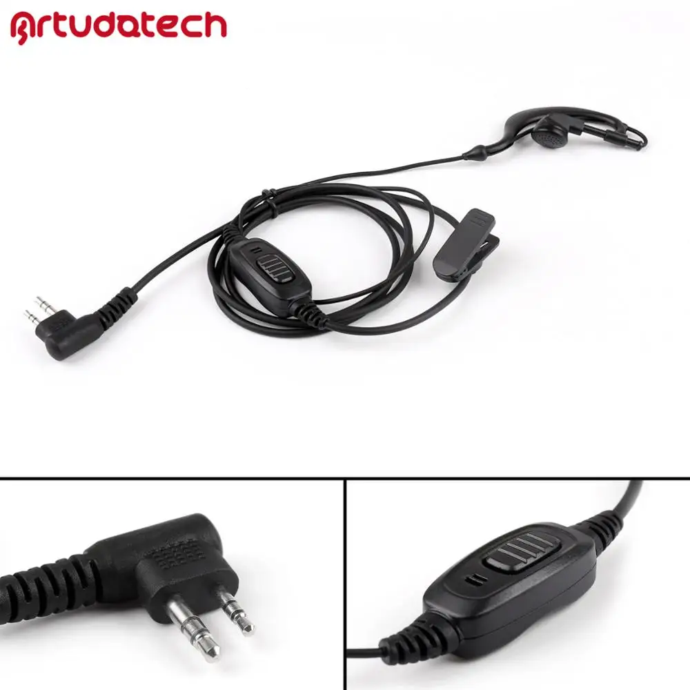 Гарнитура Artudatech arpiece с двухсторонним PTT-микрофоном для HYT TC 500 610 700 TC-610 TC500S Q5 Q11 CP1660 |