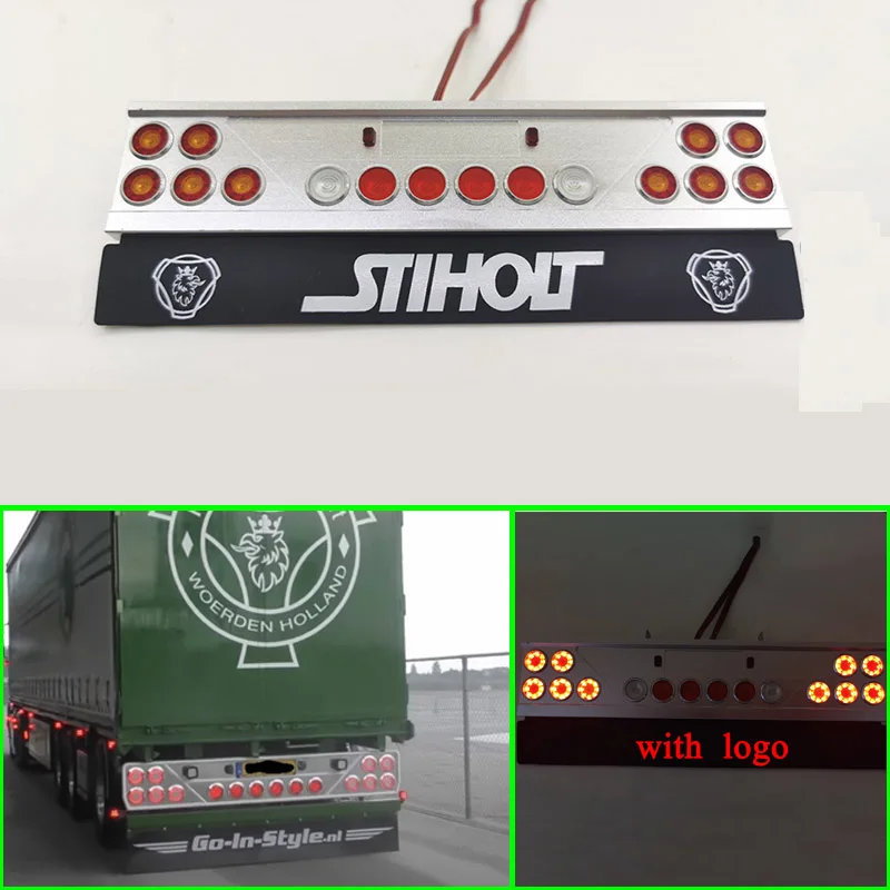 

Metal Angel Eye Tail Lamp for 1/14 Tamiya RC Truck Car SCANIA R470 R620 VOLVO FH16 ACTROS 3363 1851 AROCS 3348 MAN TGX Refit DIY