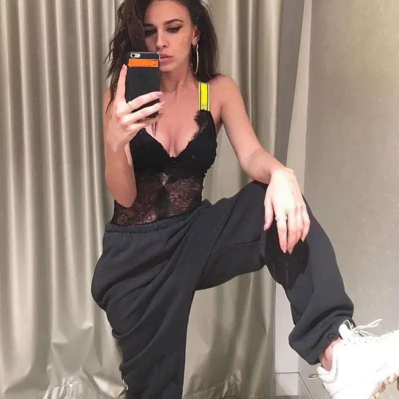 

Штаны спортивные женские, с высокой талией, длинные, 2021