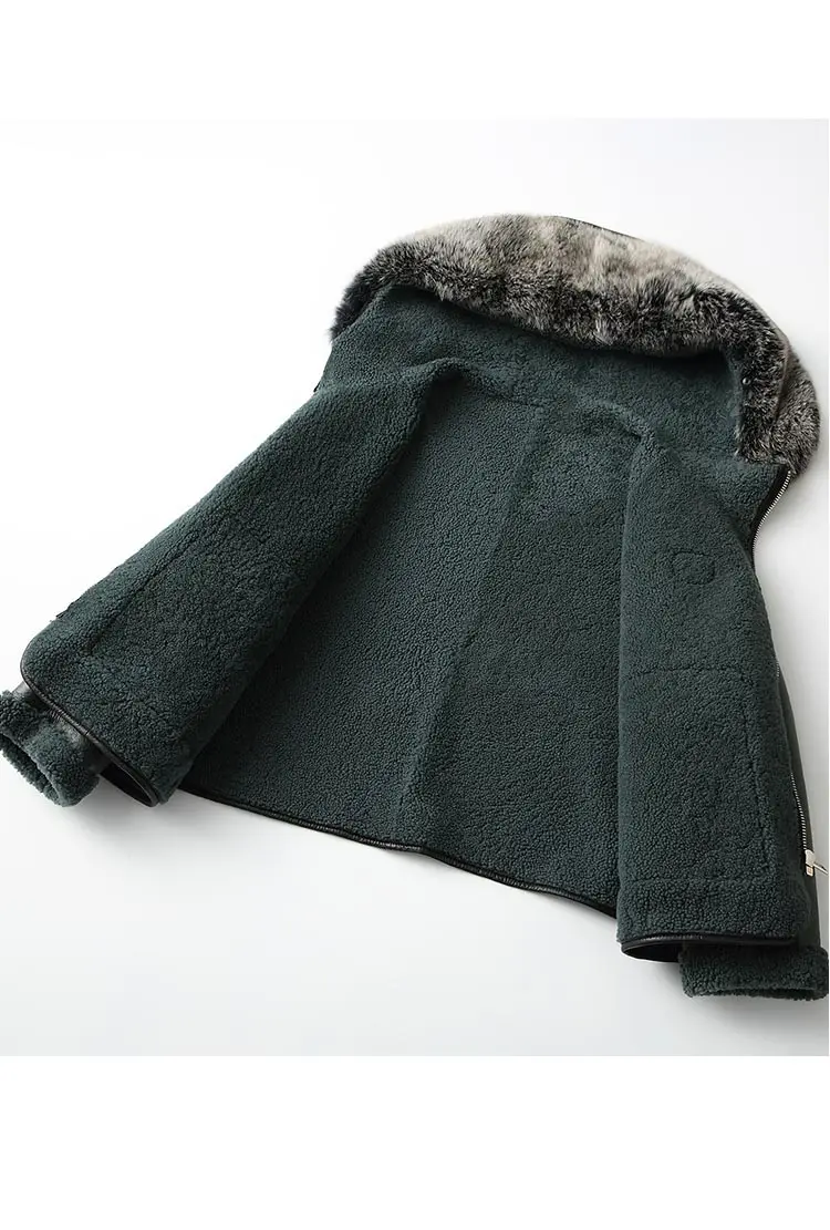 Женская Шуба из натурального меха мериноса зимняя шуба овечьей шерсти | одежда