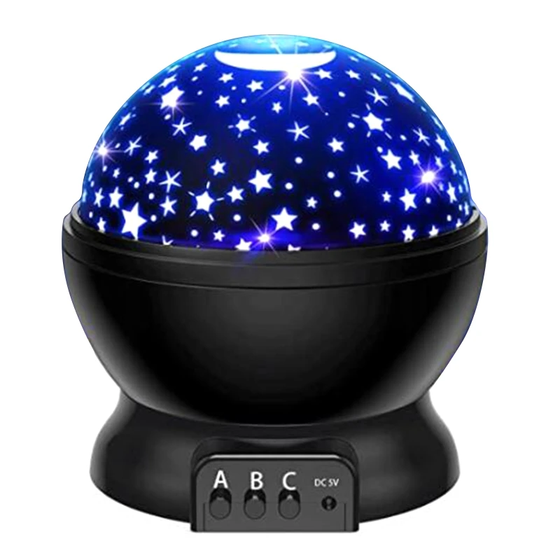 

Starry Sky Projector Rotating LED Night Light Planetarium Children Bedroom Star Lamp Kids Baby Gift Toy