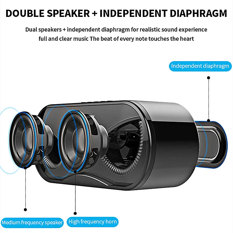 Bluetooth динамик портативный беспроводной звуковая система 10 Вт Музыка объемная
