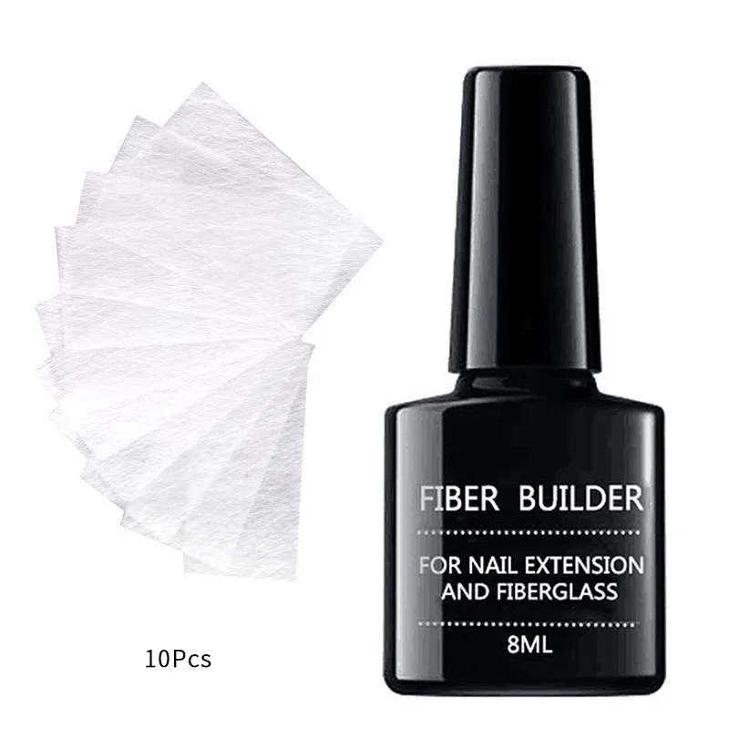 Набор для наращивания ногтей из стекловолокна набор УФ-геля | Красота и здоровье