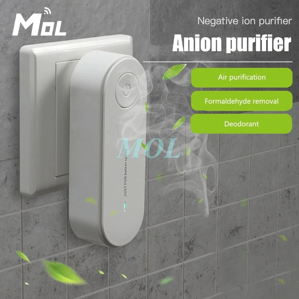 

MOL Multi-function Anion Air Purifier Intelligent Power Saving Smoke Removal Formaldehyde Secondhand Smoke Pm2.5 For Home