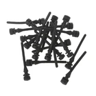 Вентилятор для компьютерного чехла, 20 шт., антишумовая вибрация, Силиконовые Винты, амортизация, оптовая продажа и Прямая поставка