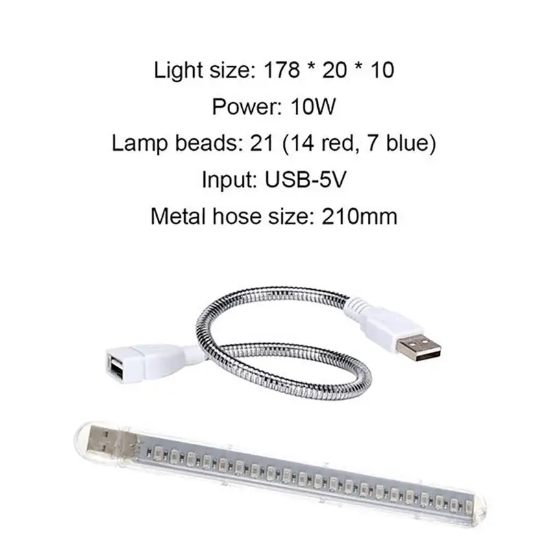 

USB LED Grow Light USB Phyto Lamp Full Spectrum Fitolampy With Control For Plants Seedlings Flower Indoor Fitolamp Grow Box