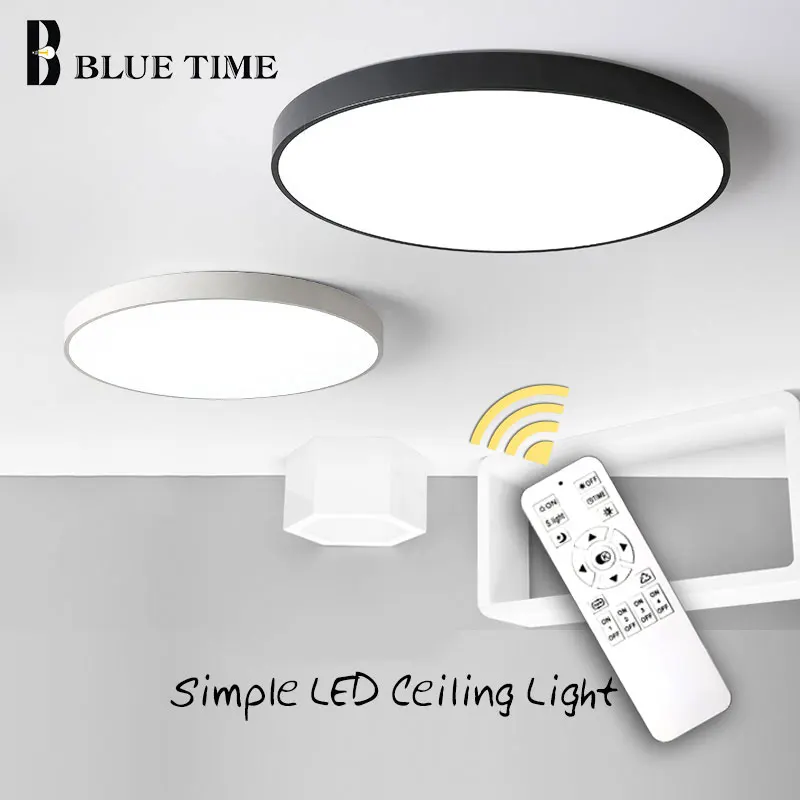 

Simple LED Macaron Ceiling Lights For Living Room Bedroom Dining Room Kitchen Ceiling Lamp Round Indoor Light Fixture 110V 220V
