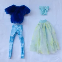 fashion daily wear dress miniature accessories kids toys clothes outfit for barbie dolls christams present diy girl gift game