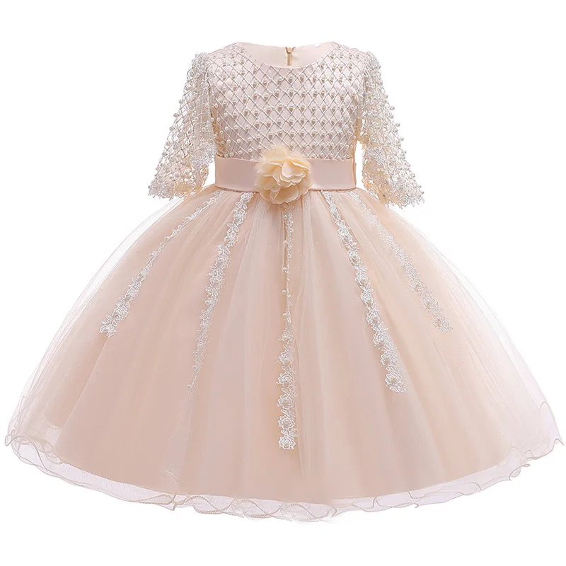 Летняя разноцветная популярная детская одежда кружевное новое платье принцессы