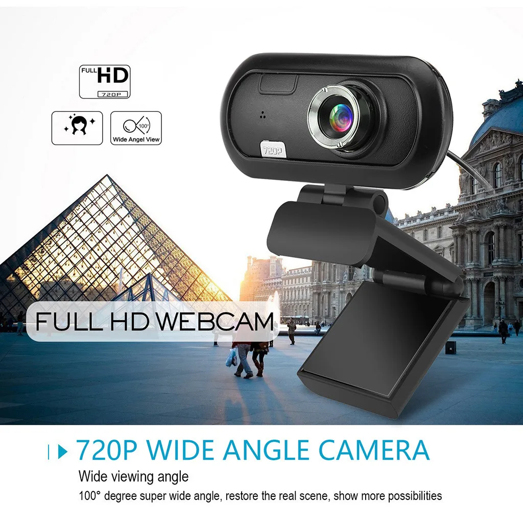 1 мегапиксельная веб камера с микрофоном Компьютерная для ПК видеозвонков