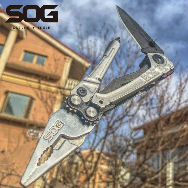 Многофункциональные складные плоскогубцы SOG RC1001 набор для выживания на