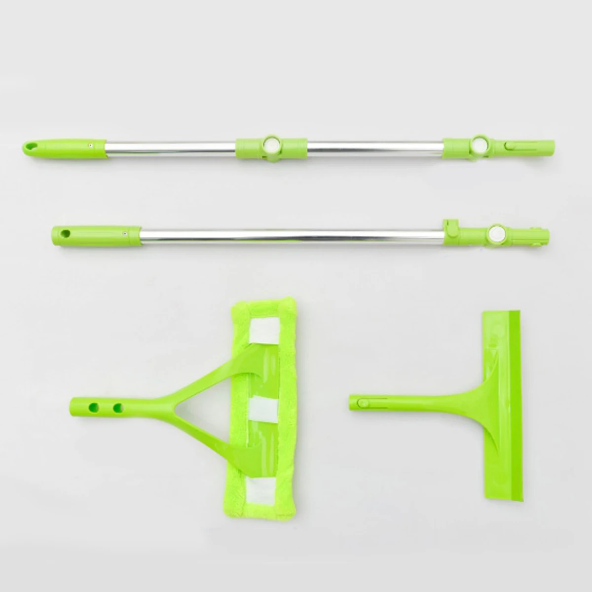 Cepillo limpiador de ventanas plegable telesc&oacute;pico, pr&aacute;ctico limpiador de vidrio de doble cara, &uacute;til para limpiar superficies de vidrio, 196cm, nuevo dise&ntilde;o-5