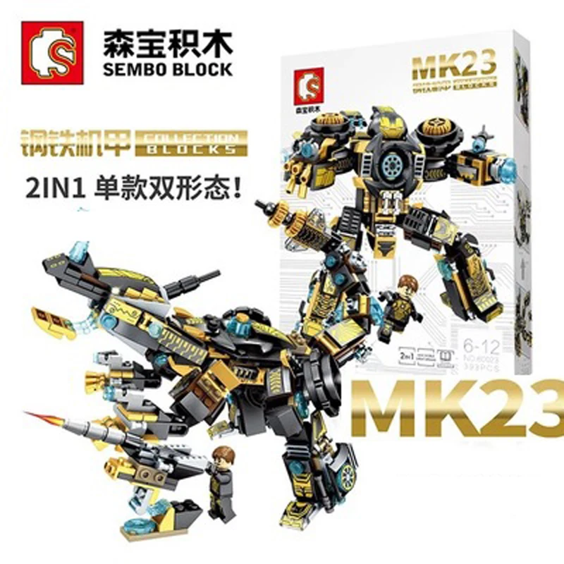 Новый герой стали mecha капитан Конг Робот серии мальчик и детская головоломка блок