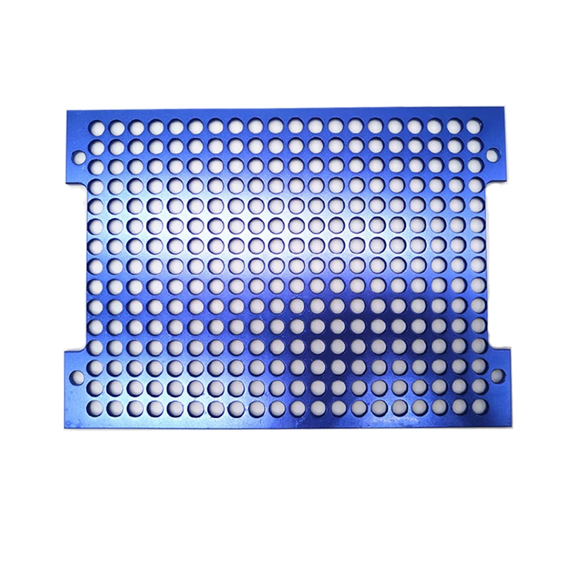 

OEM Blue Anodize Aluminum Base Plate CNC Milling Part Custom 7075-T6 Aluminum CNC Machining Service CNC turning For Cutting Tool