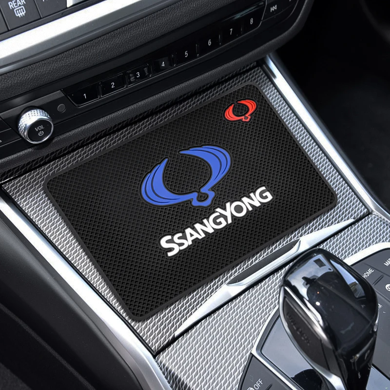 

SSANG -YONG- Tivolan Korando Rexton Rodius Chairman ActYon RextonW anti slip mat car Logo interior accessories car styling