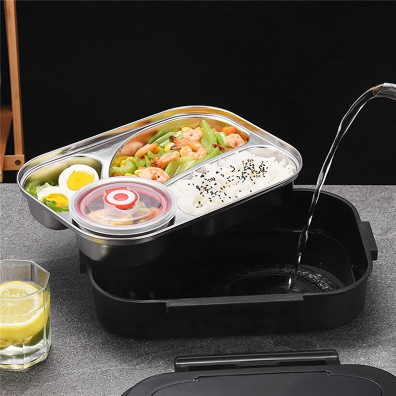 Экологичный Ланч-бокс из нержавеющей стали 304 Гербалайф Ланчбокс палочки ложка