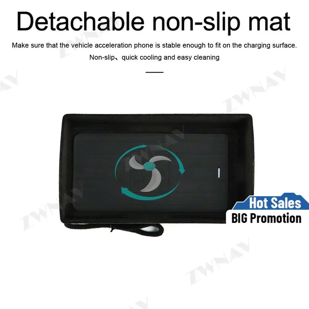 

QI car Infrared Fast wireless charger For Audi A3 2016-2018 Infrared Fast Wireless Charging Car Phone Holder for iphone/Samsung