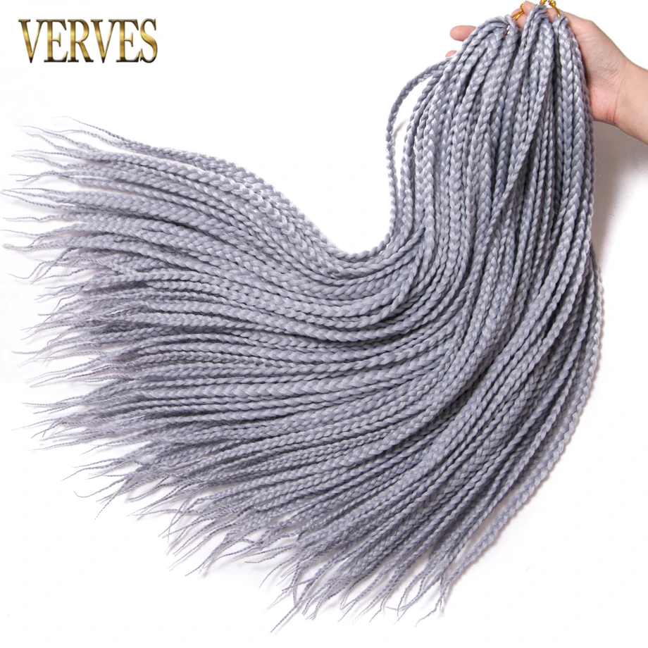 VERVES коробка косички крючком косички 24 дюймов 22 корня/упаковка Ombre синтетические косички наращивание волос тепло волокно оптом крючком косички розовый