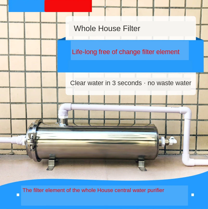 

Центральный очиститель воды, бытовой сверхфильтр для прямой питьевой воды из нержавеющей стали