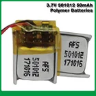 501012 50 мАч Lipo cells 3,7 В литиевая полимерная аккумуляторная батарея для MP3 MP4 DVD GPS автомобильный рекордер Bluetooth гарнитура игрушка