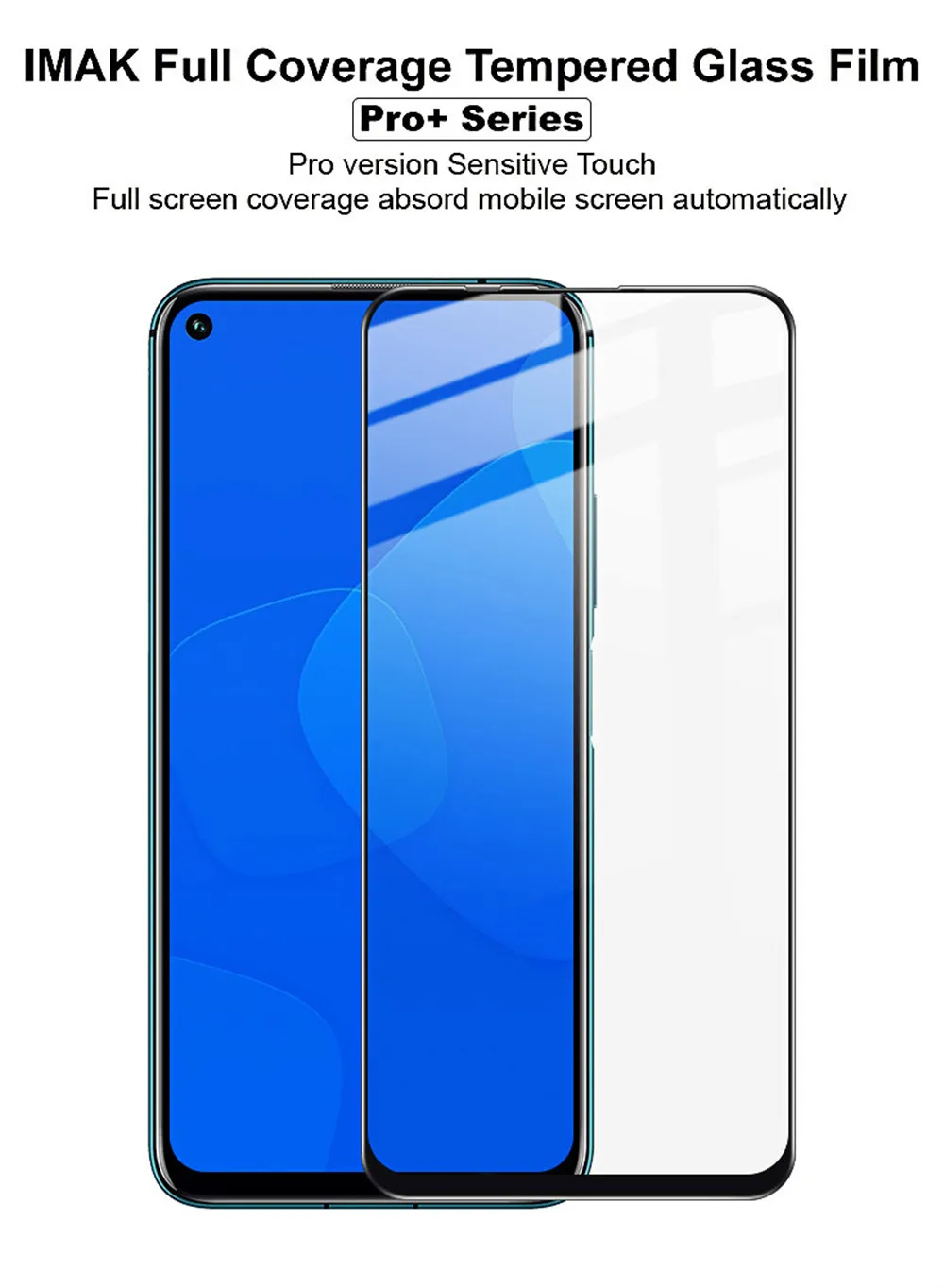 Imak Оригинальное полное Покрытие закаленное стекло на для Huawei Honor 20 Стекло на honor 20 Pro стекло Защитная стеклянная пленка 6.26 дюйма