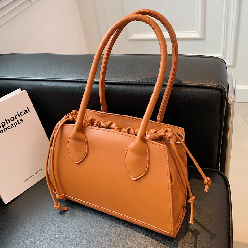 

Bag Female New Style 2021 Popular Handbag Pure Color Fashion One-Shoulder Messenger Bag Summer Female Carrying Bag