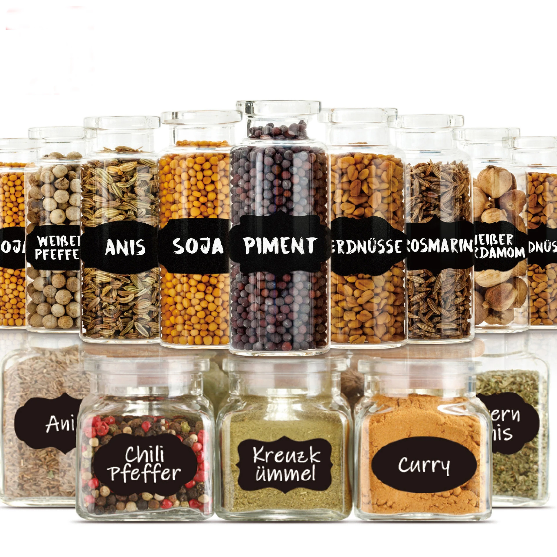 

100Pcs Blackboard Labels Stickers Chalkboard Kitchen Spice Label Stickers Home Jars Bottles Tags