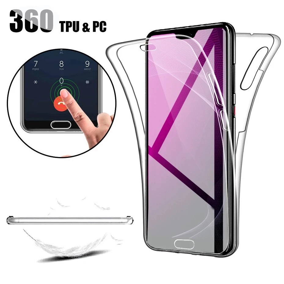 Чехол для Samsung Galaxy A52 A72 A32 A22 S105G A51 A71 A02 A02S силикон 360 ТПУ + Поликарбонат